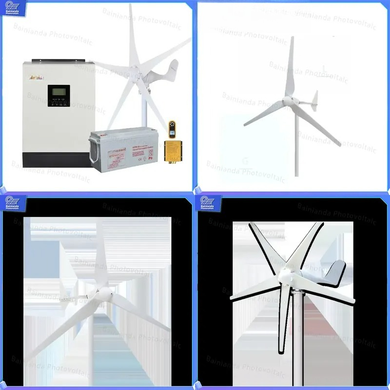 Renewable Energy Wind Solar - Kit Generator Turbin Angin 1000W Sistem