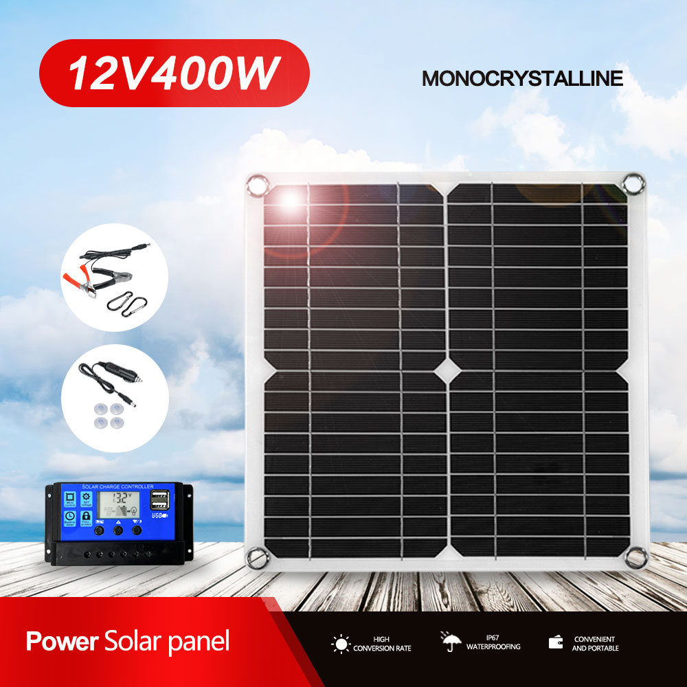 Rv Solar Kit 400W - Kit Panel surya 400W, sel tenaga