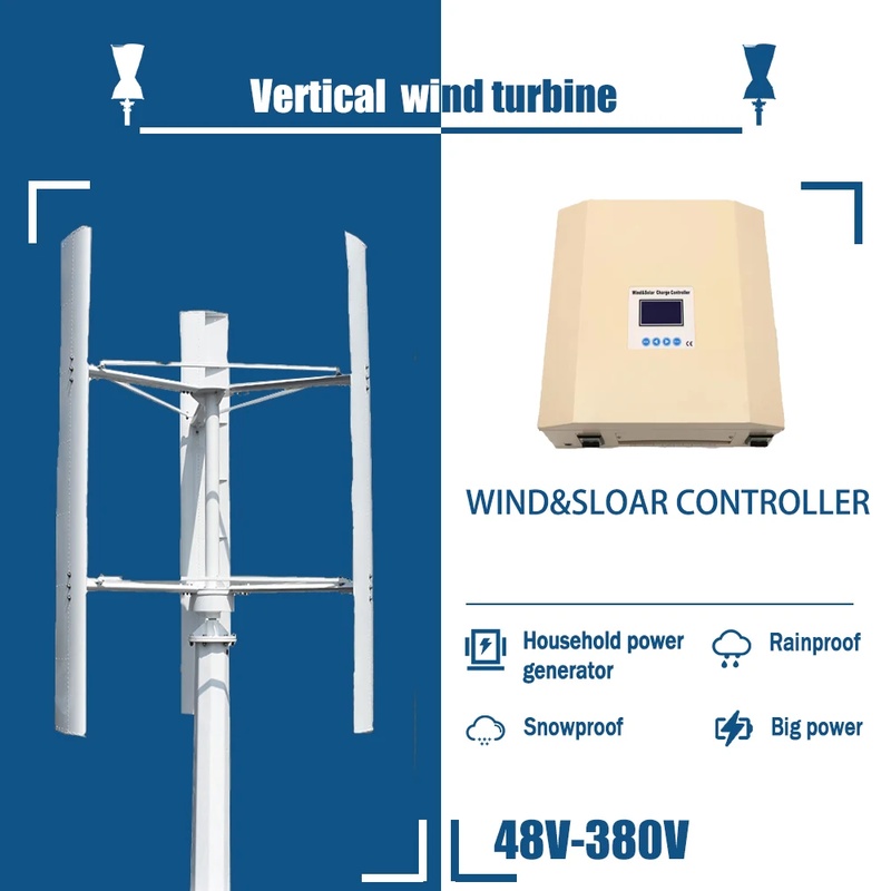 Renewable Energy Wind Solar - Turbin Angin 10KW 15KW 12V-380V Energi