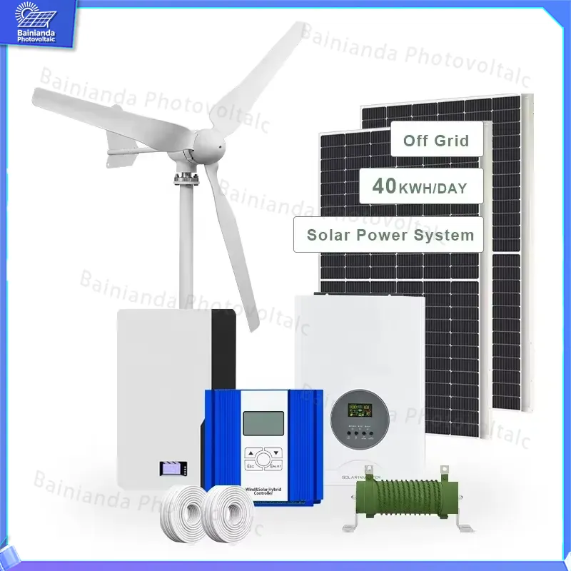 Generator Turbin Angin Tenaga  - Wind Solar Hybrid Kit ulasan dan harga
