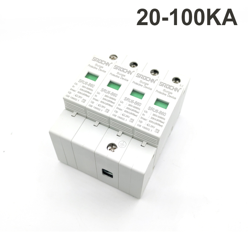 AC SPD 1P 2P 3P 4P 20-100 KA 2 - Ac Surge Protector ulasan dan harga