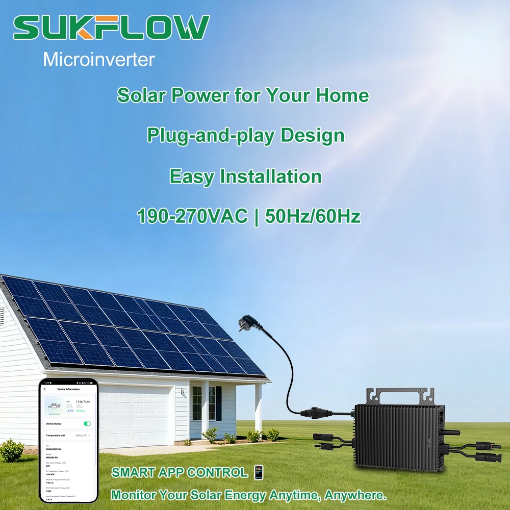 Mikroinverter Grid-Tie SUKFLOW - Grid Tie Micro Inverter ulasan dan harga
