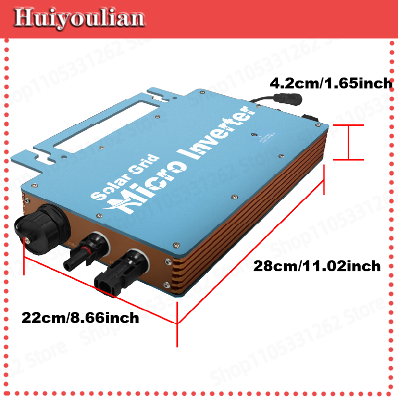 Mikro Inverter 1200W Grid Tie  - Grid Tie Micro Inverter ulasan dan harga