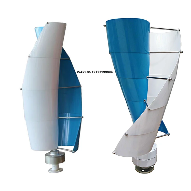Turbin Angin Vertikal Spiral 1 - Wind Turbine Generator ulasan dan harga