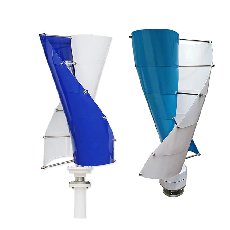Turbin Angin Vertikal Spiral 1 - Wind Turbine Generator ulasan dan harga
