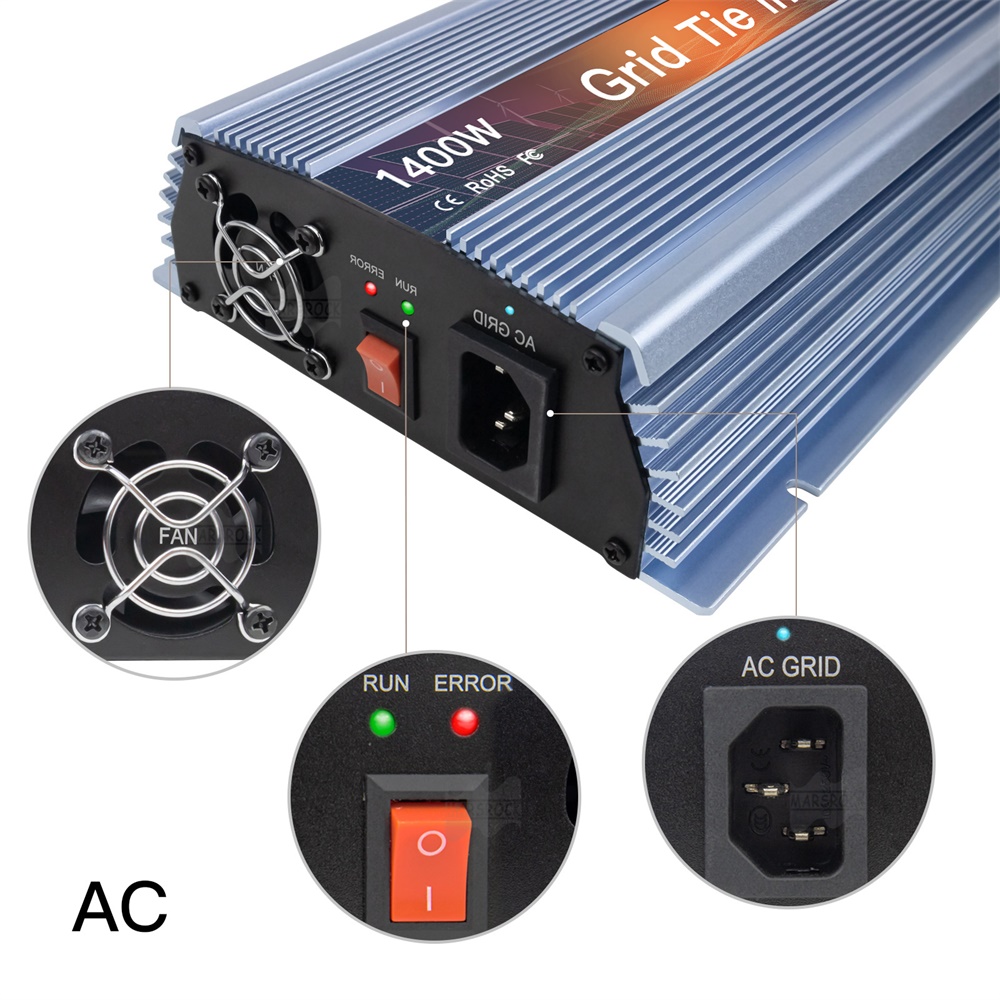 18V 24V 36V 1400W Solar On Gri - Grid Tie Micro Inverter ulasan dan harga