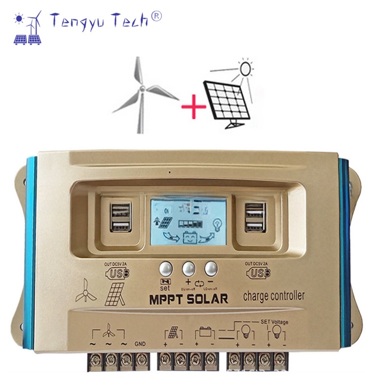 Pengontrol Pengisian Daya Hibr - Wind Solar Hybrid Kit ulasan dan harga